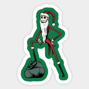 Santa Jack Skellington Sticker